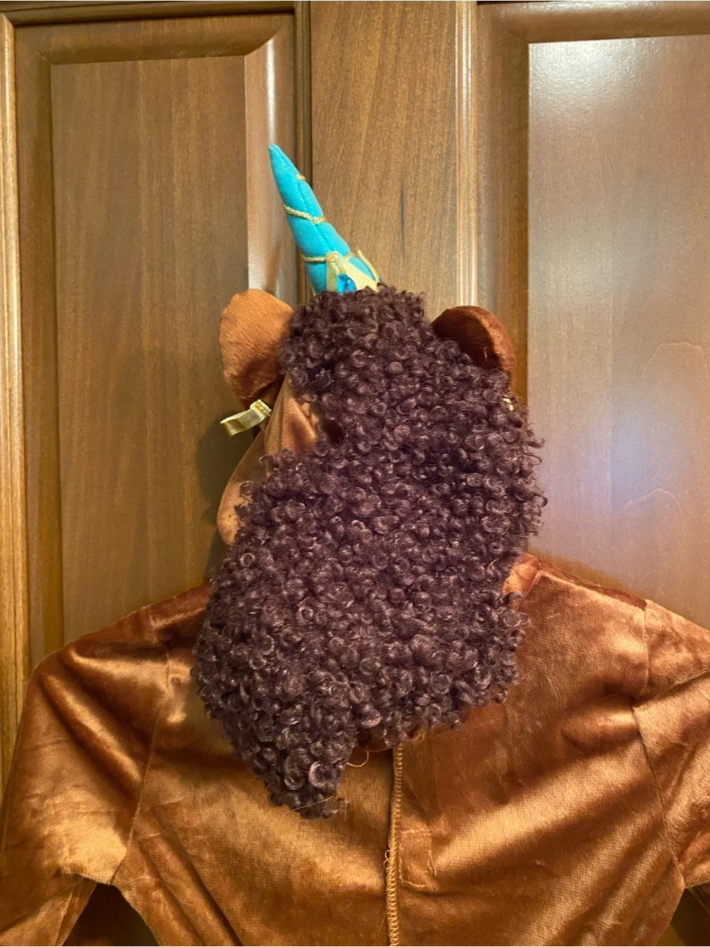 New Halloween Afro Unicorn X-Small Costume 3T - 4T X-Small